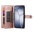 For Redmi K70 Ultra Nine Card-slot Zipper Wallet Bag Leather Phone Case(Pink) - 3