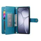 For Redmi K70 Ultra Nine Card-slot Zipper Wallet Bag Leather Phone Case(Blue) - 3