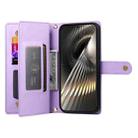 For Redmi Turbo 4 Pro / Xiaomi Poco F7 Nine Card-slot Zipper Wallet Bag Leather Phone Case(Purple) - 3