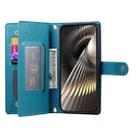 For Redmi Turbo 4 Pro / Xiaomi Poco F7 Nine Card-slot Zipper Wallet Bag Leather Phone Case(Blue) - 3