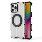 For iPhone 16 Pro Max Grating 360 Degree Rotating Holder Shockproof Phone Case(Transparent) - 3