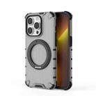 For iPhone 13 Pro Max Grating 360 Degree Rotating Holder Shockproof Phone Case(Black) - 3