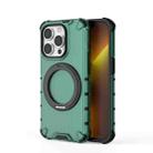 For iPhone 13 Pro Max Grating 360 Degree Rotating Holder Shockproof Phone Case(Green) - 3