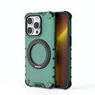 For iPhone 12 Pro Max Grating 360 Degree Rotating Holder Shockproof Phone Case(Green) - 3