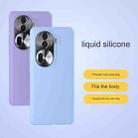 For OPPO Reno11 / Reno11 Pro Global All-inclusive Liquid Silicone Phone Case(Glacier Blue) - 2