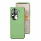 For OPPO Reno11 / Reno11 Pro Global All-inclusive Liquid Silicone Phone Case(Matcha Green) - 1