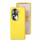 For OPPO Reno11 / Reno11 Pro Global All-inclusive Liquid Silicone Phone Case(Lemon Yellow) - 1