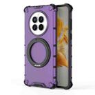 For Huawei Mate 50 Grating 360 Degree Rotating Holder Shockproof Phone Case(Purple) - 3