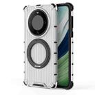 For Huawei Mate 60 Pro / Mate 60 Pro+ Grating 360 Degree Rotating Holder Shockproof Phone Case(Transparent) - 3