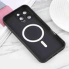 For iPhone 16 Pro Max Liquid TPU Silicone Solid Color MagSafe Phone Case(Black) - 3