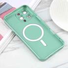 For iPhone 16 Pro Max Liquid TPU Silicone Solid Color MagSafe Phone Case(Green) - 3