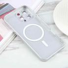 For iPhone 16 Pro Max Liquid TPU Silicone Solid Color MagSafe Phone Case(Silver) - 3