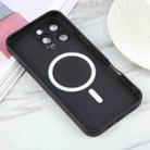 For iPhone 16 Pro Liquid TPU Silicone Solid Color MagSafe Phone Case(Black) - 3