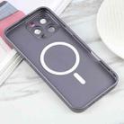 For iPhone 16 Pro Liquid TPU Silicone Solid Color MagSafe Phone Case(Grey) - 3