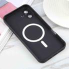 For iPhone 16 Plus Liquid TPU Silicone Solid Color MagSafe Phone Case(Black) - 3