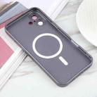 For iPhone 16 Plus Liquid TPU Silicone Solid Color MagSafe Phone Case(Grey) - 3