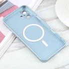 For iPhone 16 Plus Liquid TPU Silicone Solid Color MagSafe Phone Case(Blue) - 3