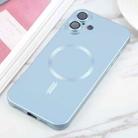 For iPhone 16 Liquid TPU Silicone Solid Color MagSafe Phone Case(Blue) - 2