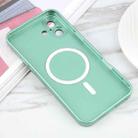 For iPhone 16 Liquid TPU Silicone Solid Color MagSafe Phone Case(Green) - 3