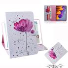 For Samsung Galaxy Tab S7 T870 (2020) 3D Colored Drawing Horizontal Flip Leather Case with Holder & Card Slot & Wallet(Purple Orchid) - 1
