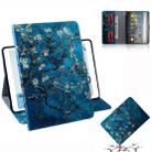 For Amazon Kindle Fire HD 8 (2020) / HD 8 Plus (2020) 3D Colored Drawing Horizontal Flip Leather Case with Holder & Card Slot & Wallet(Apricot Flower) - 1