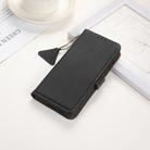 For Motorola Moto G35 Side-Magnetic TJ Genuine Leather RFID Phone Case(Black) - 2