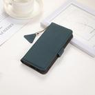 For Motorola Moto G35 Side-Magnetic TJ Genuine Leather RFID Phone Case(Green) - 2