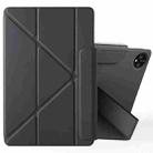 For Huawei MatePad Pro 11 2024 / 2022 Fixed Buckle Magnetic Deformation Leather Tablet Case(Black) - 1