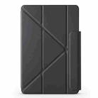 For Huawei MatePad Pro 11 2024 / 2022 Fixed Buckle Magnetic Deformation Leather Tablet Case(Black) - 2