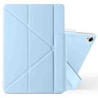 For Huawei MatePad 11.5 / 11.5S Fixed Buckle Magnetic Deformation Leather Tablet Case(Ice Blue) - 1