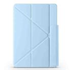 For Huawei MatePad 11.5 / 11.5S Fixed Buckle Magnetic Deformation Leather Tablet Case(Ice Blue) - 2