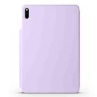 For Huawei MatePad 11 2021 Fixed Buckle Magnetic Deformation Leather Tablet Case(Purple) - 3