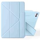 For Huawei MatePad Pro 13.2 2023 Fixed Buckle Magnetic Deformation Leather Tablet Case(Ice Blue) - 1