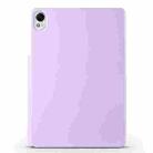 For Huawei MatePad Air 12 2024 Fixed Buckle Magnetic Deformation Leather Tablet Case(Purple) - 3