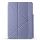 For Huawei MatePad Air 12 2024 Fixed Buckle Magnetic Deformation Leather Tablet Case(Lavender Purple) - 2