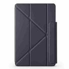 For Huawei MatePad Pro 12.2 2024 Fixed Buckle Magnetic Deformation Leather Tablet Case(Black) - 2