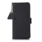 For Samsung Galaxy S25 Ultra 5G Side-Magnetic TJ Genuine Leather RFID Phone Case(Blue) - 3