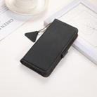 For Samsung Galaxy S25 Edge 5G Side-Magnetic TJ Genuine Leather RFID Phone Case(Black) - 2