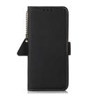 For Samsung Galaxy S25 Edge 5G Side-Magnetic TJ Genuine Leather RFID Phone Case(Black) - 3