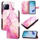 For T-Mobile REVVL 7 Pro 5G PT003 Marble Pattern Flip Leather Phone Case(Pink Purple Gold) - 1