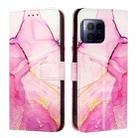 For T-Mobile REVVL 7 Pro 5G PT003 Marble Pattern Flip Leather Phone Case(Pink Purple Gold) - 2