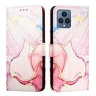 For T-Mobile Revvl 6x 5G PT003 Marble Pattern Flip Leather Phone Case(Rose Gold) - 2