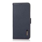 For Samsung Galaxy S25 Ultra 5G KHAZNEH Side-Magnetic Litchi Genuine Leather RFID Phone Case(Blue) - 2