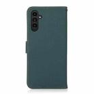 For Samsung Galaxy S24 FE 5G KHAZNEH Custer Genuine Leather RFID Phone Case(Green) - 3