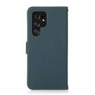 For Samsung Galaxy S25 Ultra 5G KHAZNEH Custer Genuine Leather RFID Phone Case(Green) - 3