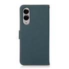 For Samsung Galaxy S25 Edge 5G KHAZNEH Custer Genuine Leather RFID Phone Case(Green) - 3