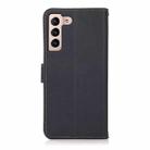 For Samsung Galaxy S25 FE 5G KHAZNEH Custer Genuine Leather RFID Phone Case(Blue) - 3