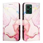 For HMD Pulse Pro PT003 Marble Pattern Flip Leather Phone Case(Rose Gold) - 2