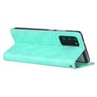 For Samsung Galaxy Note20 GOOSPERY BLUE MOON Crazy Horse Texture Horizontal Flip Leather Case With Bracket & Card Slot & Wallet(Mint Green) - 3