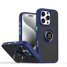 For iPhone 16 Pro Q Shadow 1 Series TPU + PC Phone Case with Ring(Royal Blue) - 1